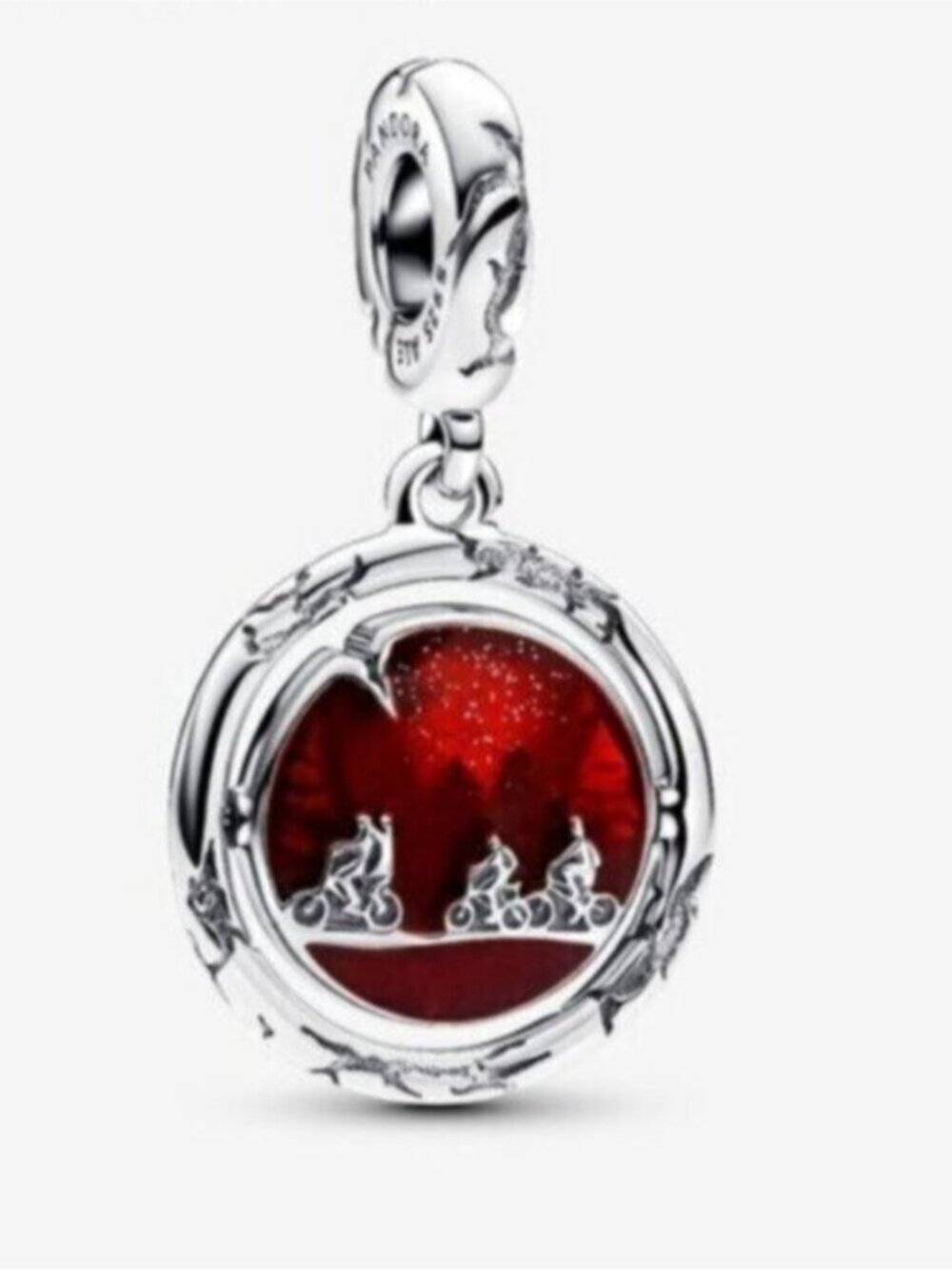 ✅Pandora Stranger Things Glow-in-the-dark Upside Down Dangle Charm